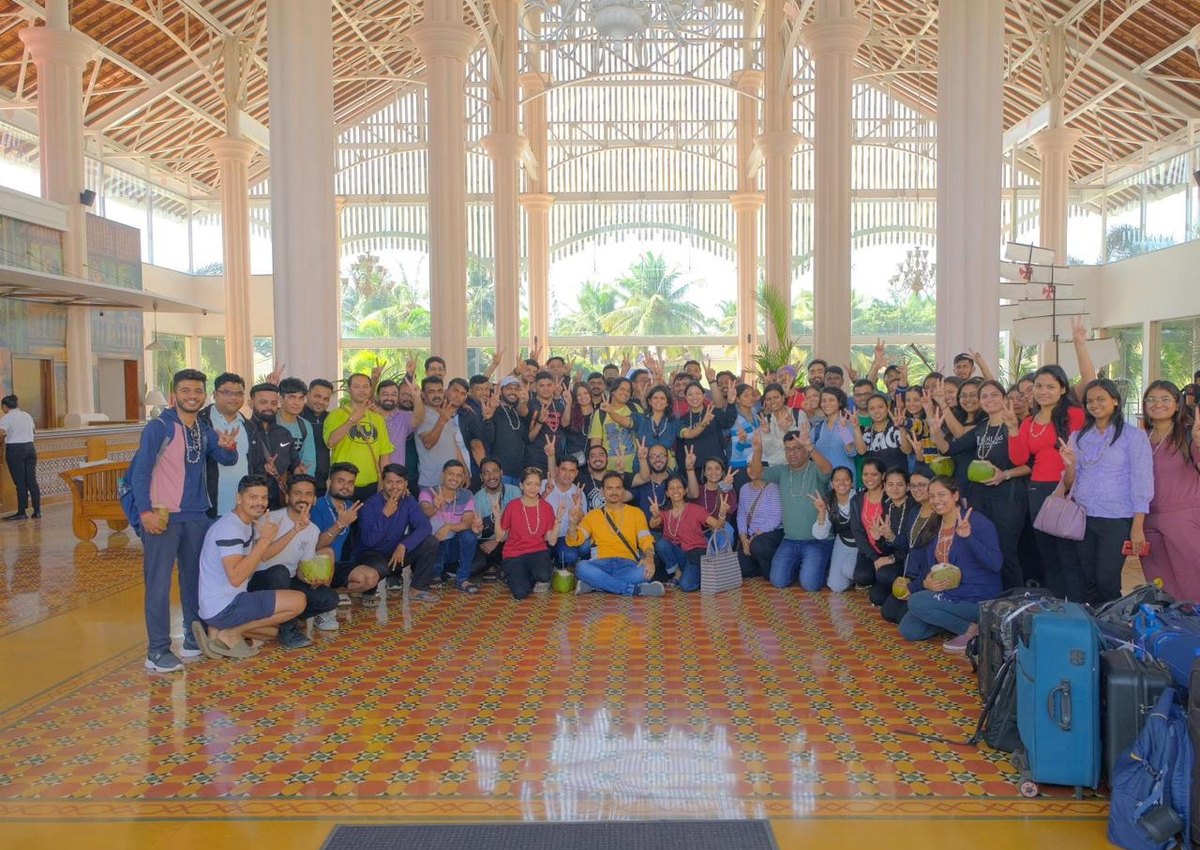 Corporate group at a leadership offsite